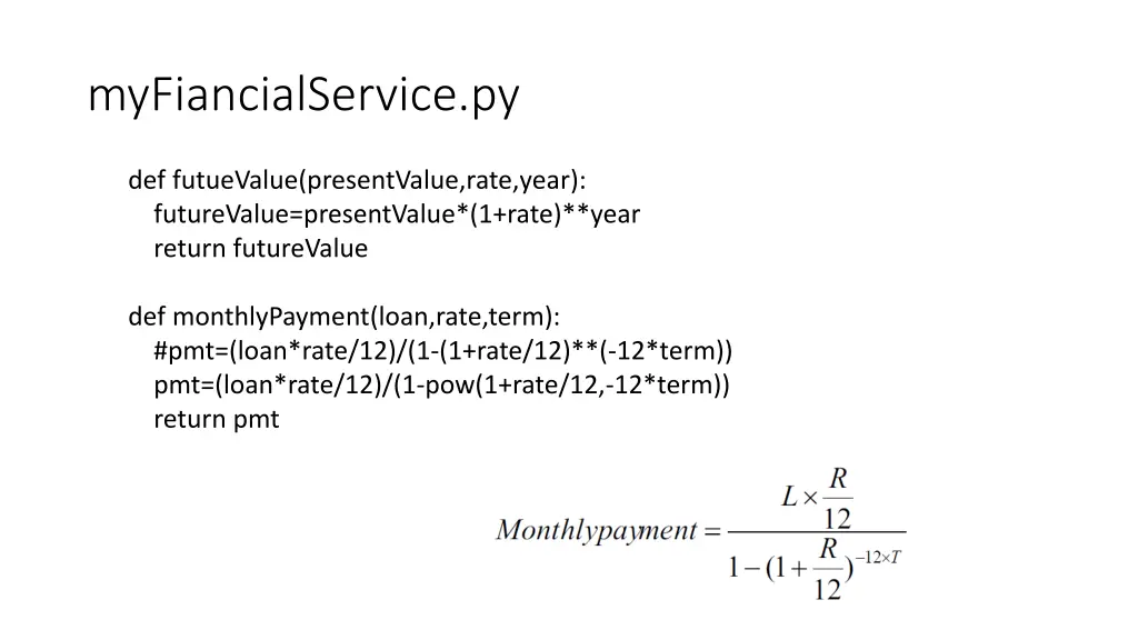 myfiancialservice py