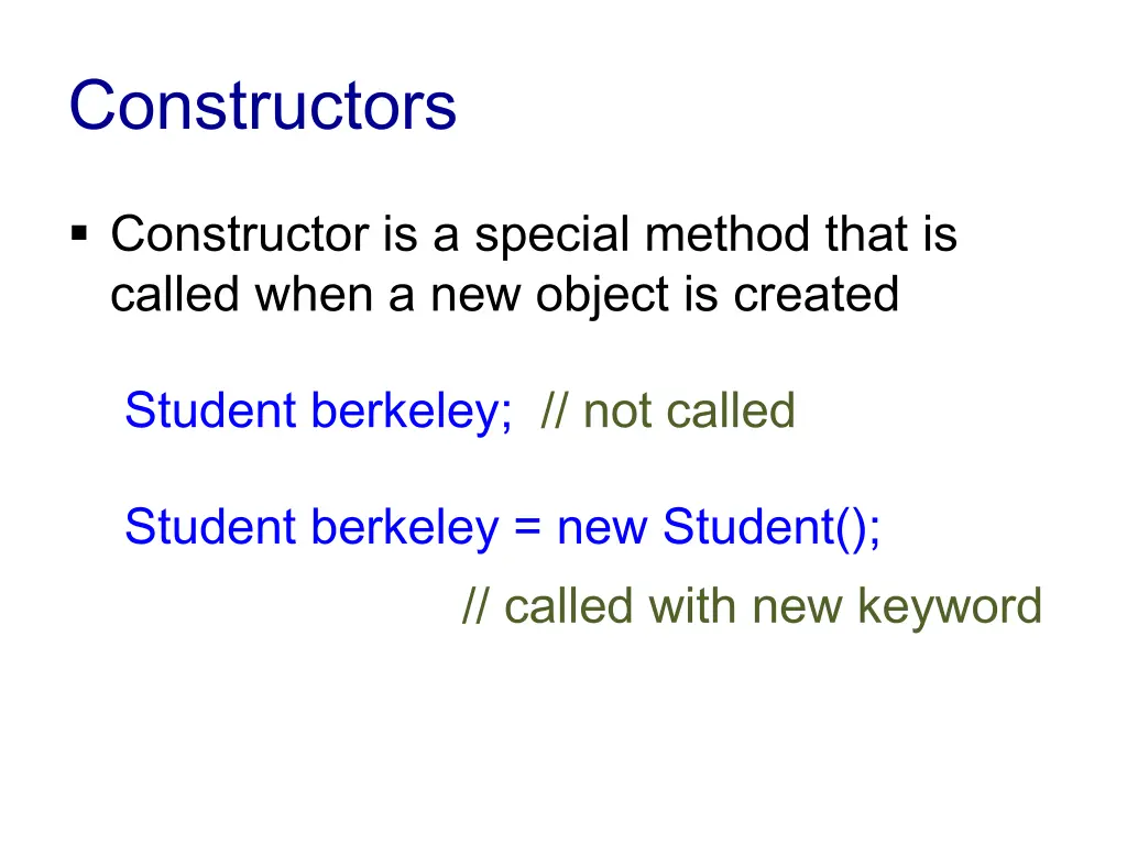 constructors 2