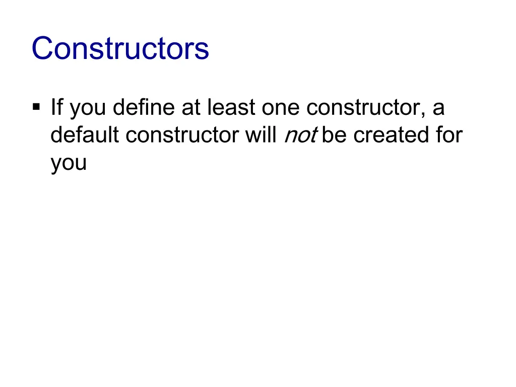 constructors 5