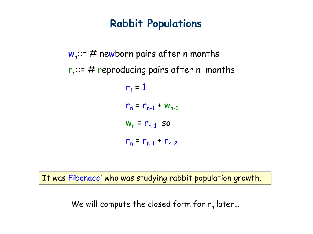 rabbit populations 1