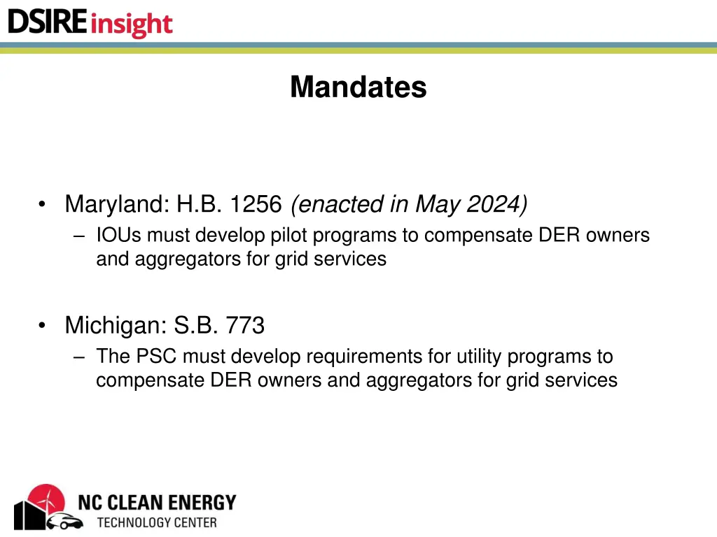mandates 1