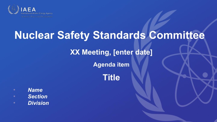 nuclear safety standards committee