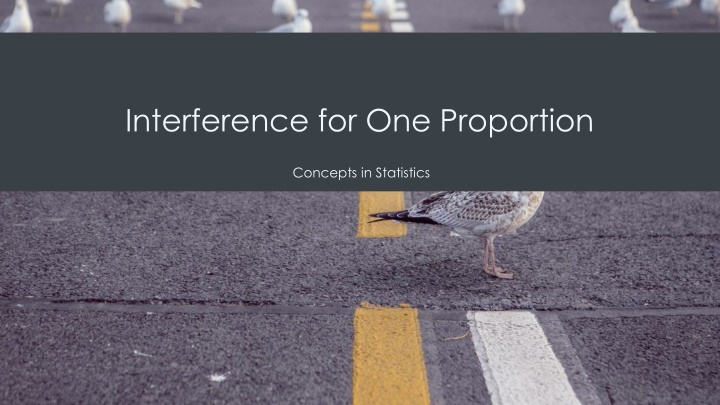 interference for one proportion