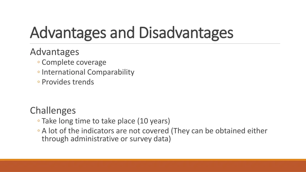 advantages and disadvantages advantages