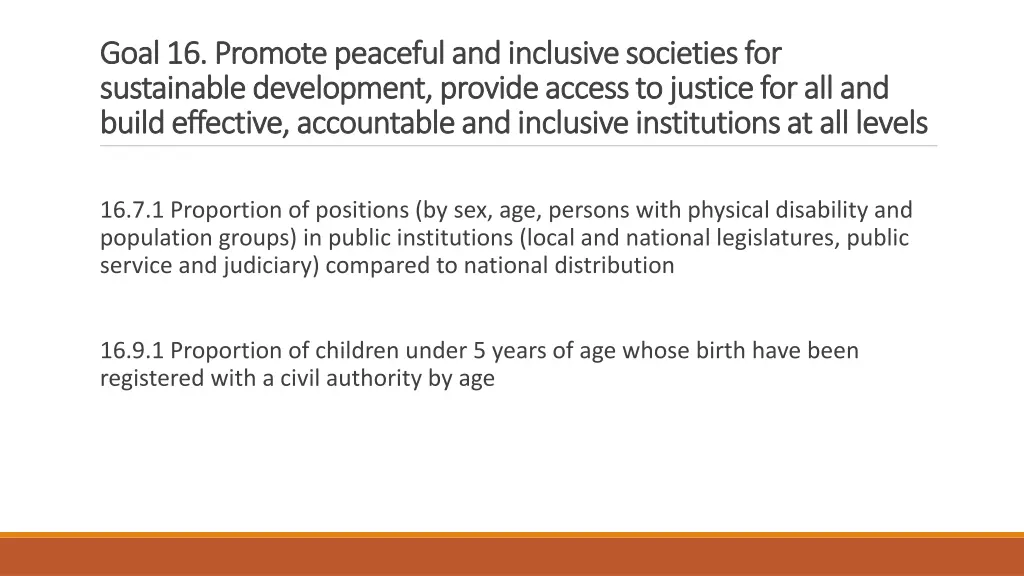 goal 16 promote peaceful and inclusive societies