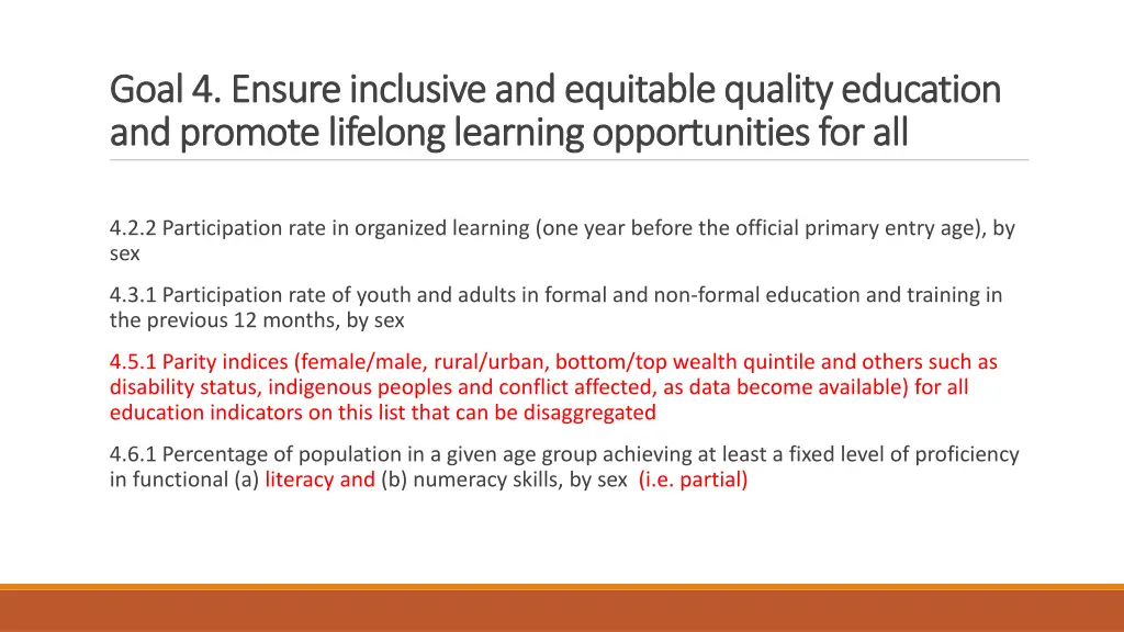 goal 4 ensure inclusive and equitable quality