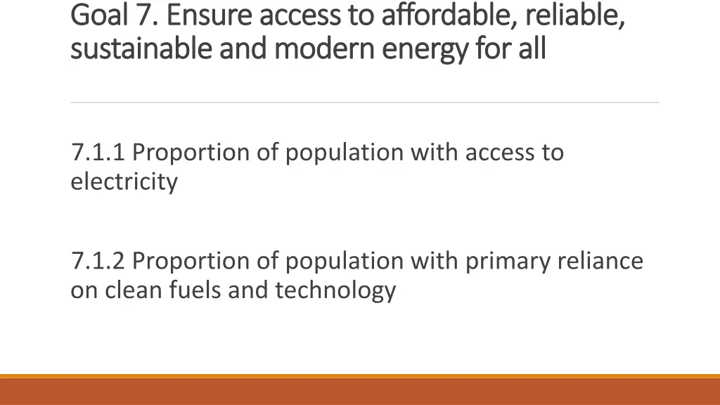 goal 7 ensure access to affordable reliable goal