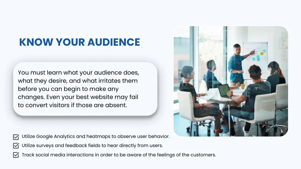 know your audience