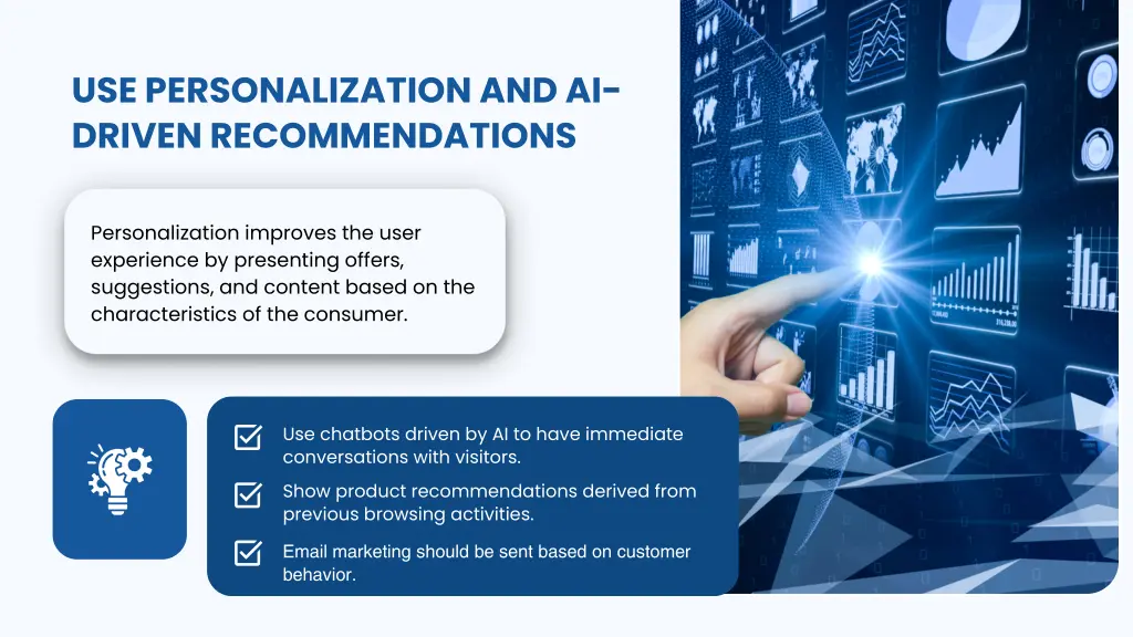 use personalization and ai driven recommendations