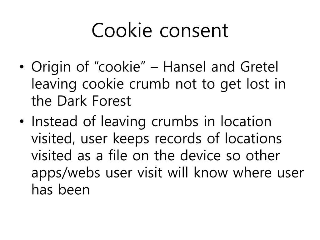 cookie consent