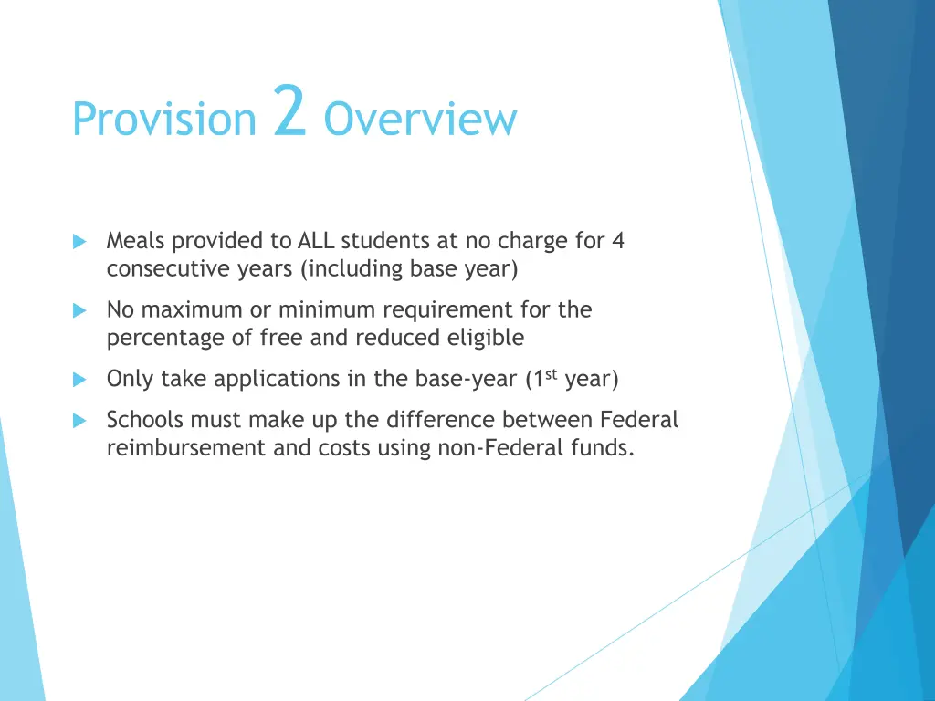 provision 2 overview