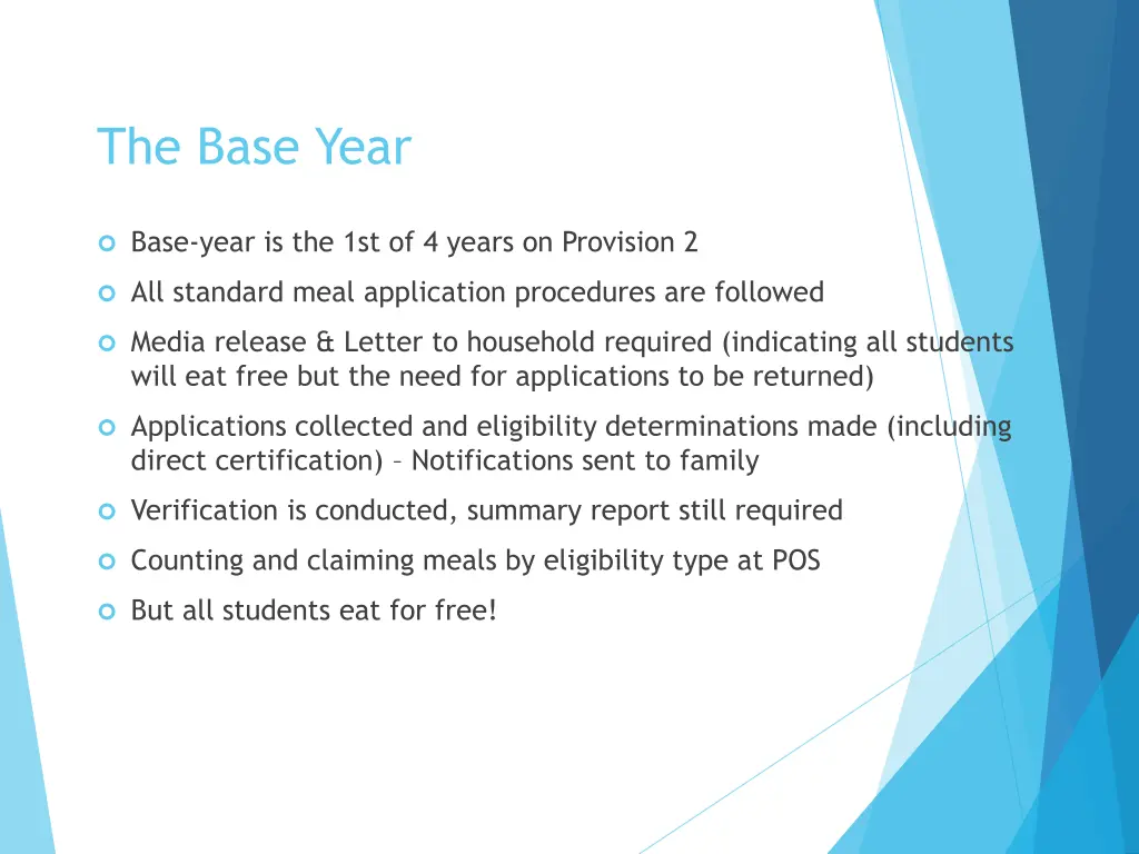 the base year