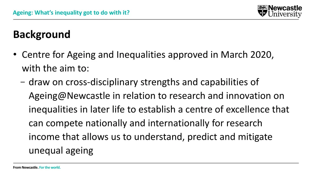 ageing what s inequality got to do with it 4