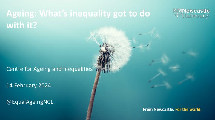 ageing what s inequality got to do with it