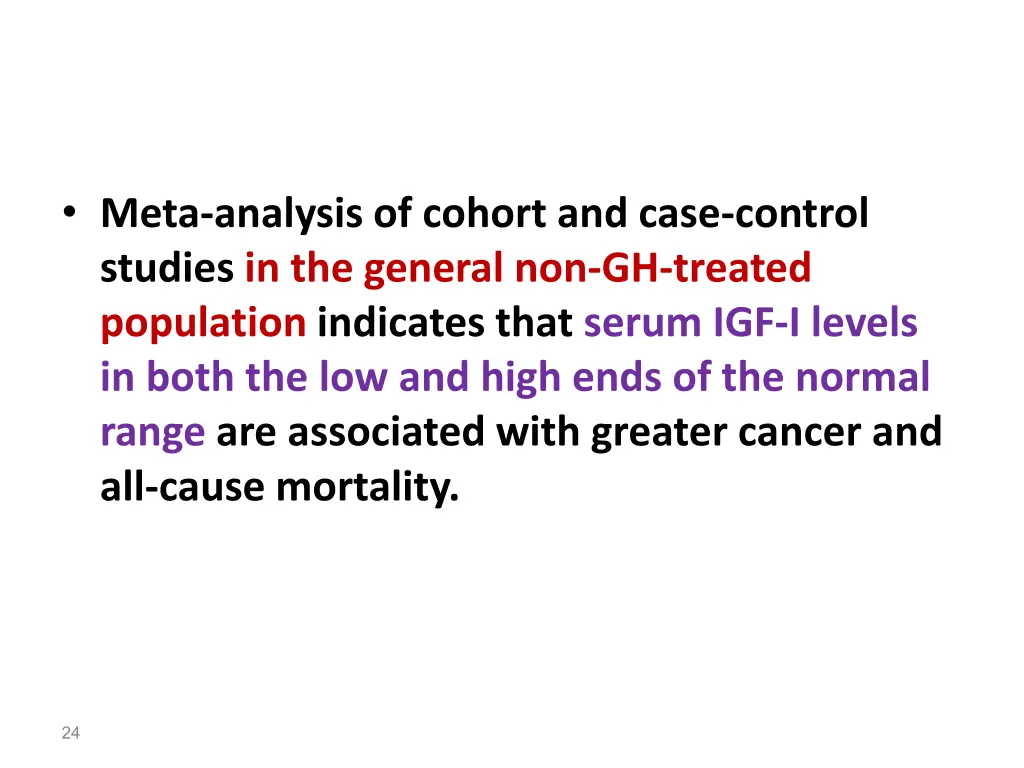 meta analysis of cohort and case control studies