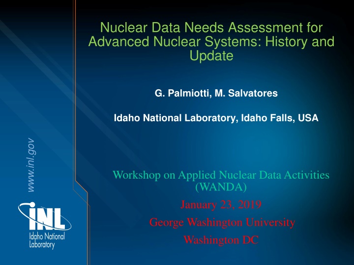 nuclear data needs assessment for advanced