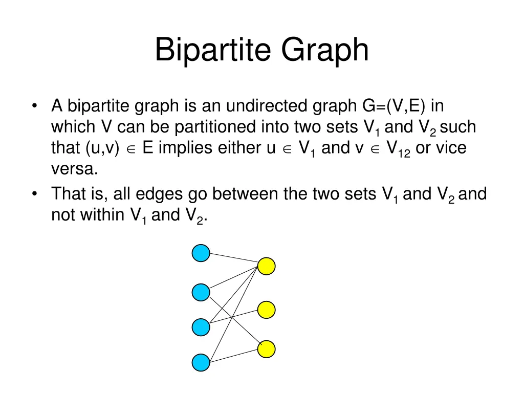 bipartite graph
