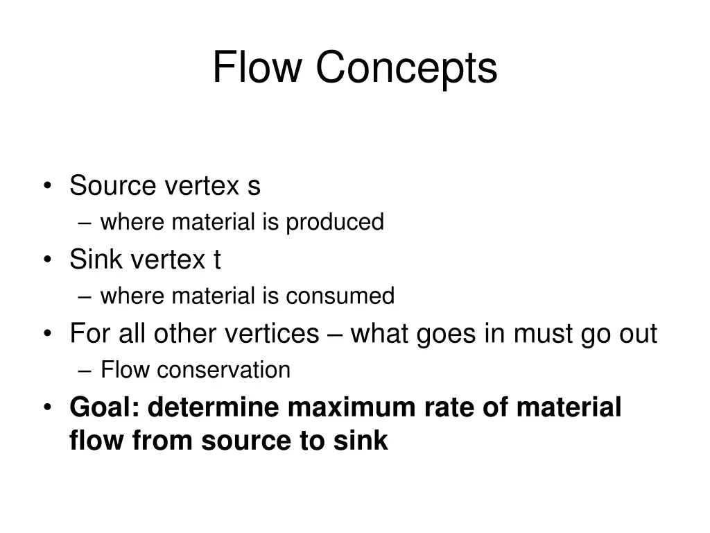 flow concepts