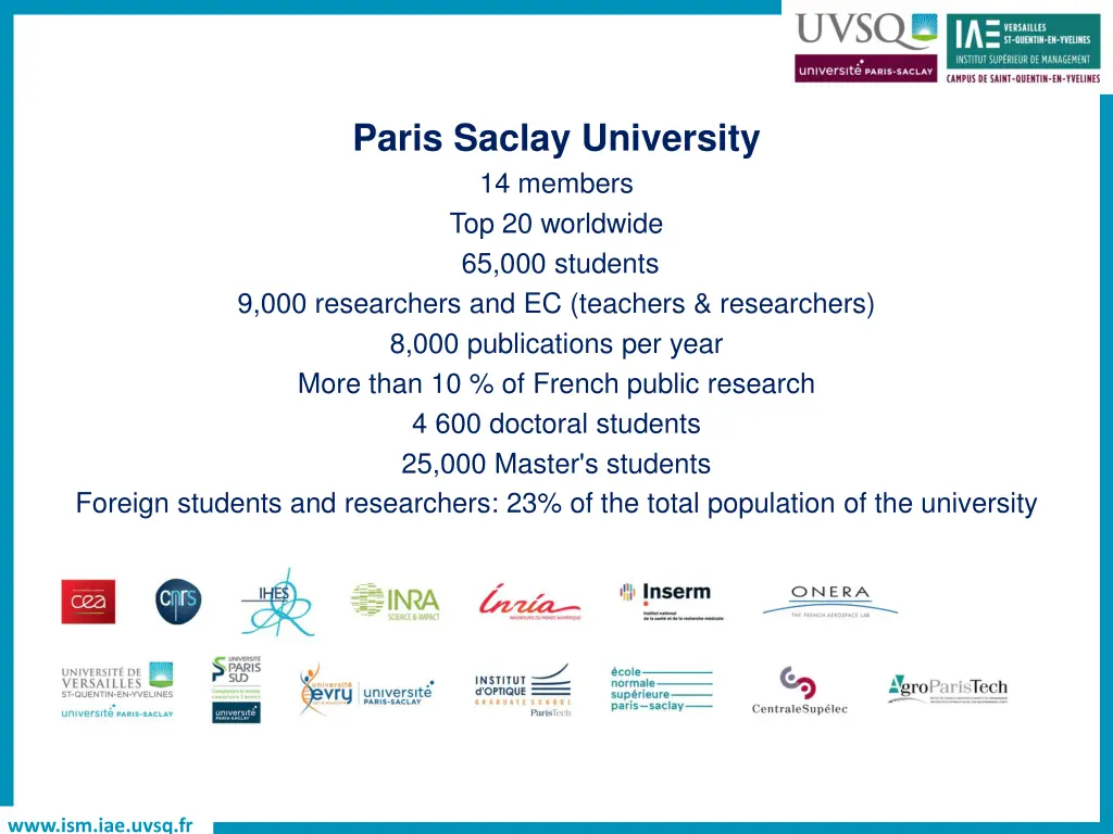 paris saclay university 14 members