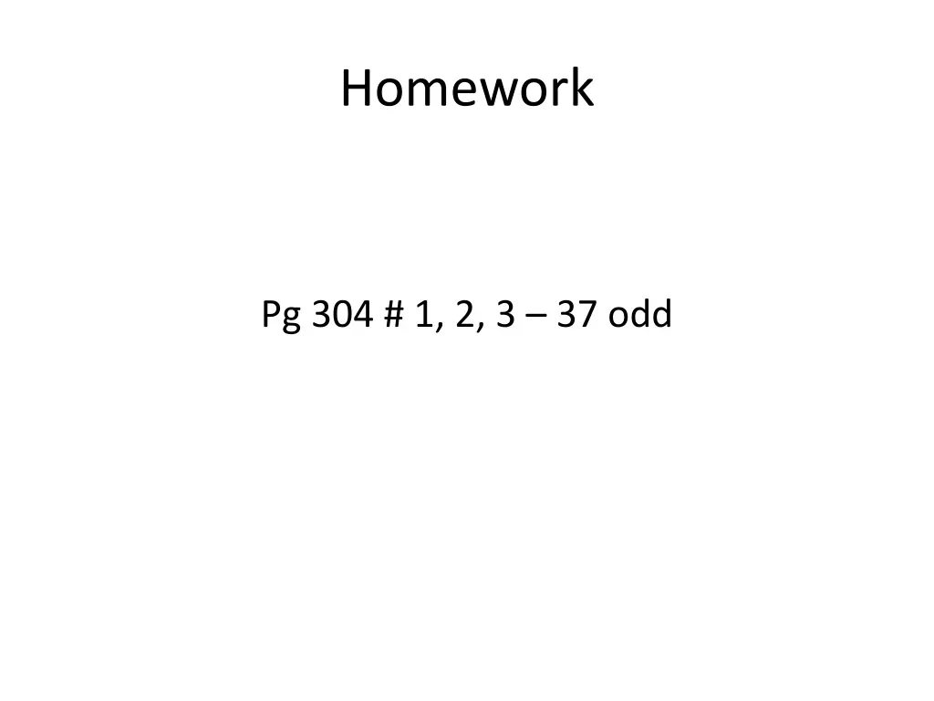 homework