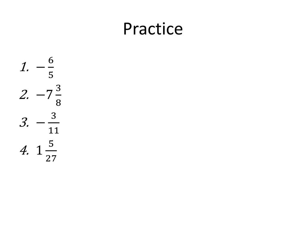 practice