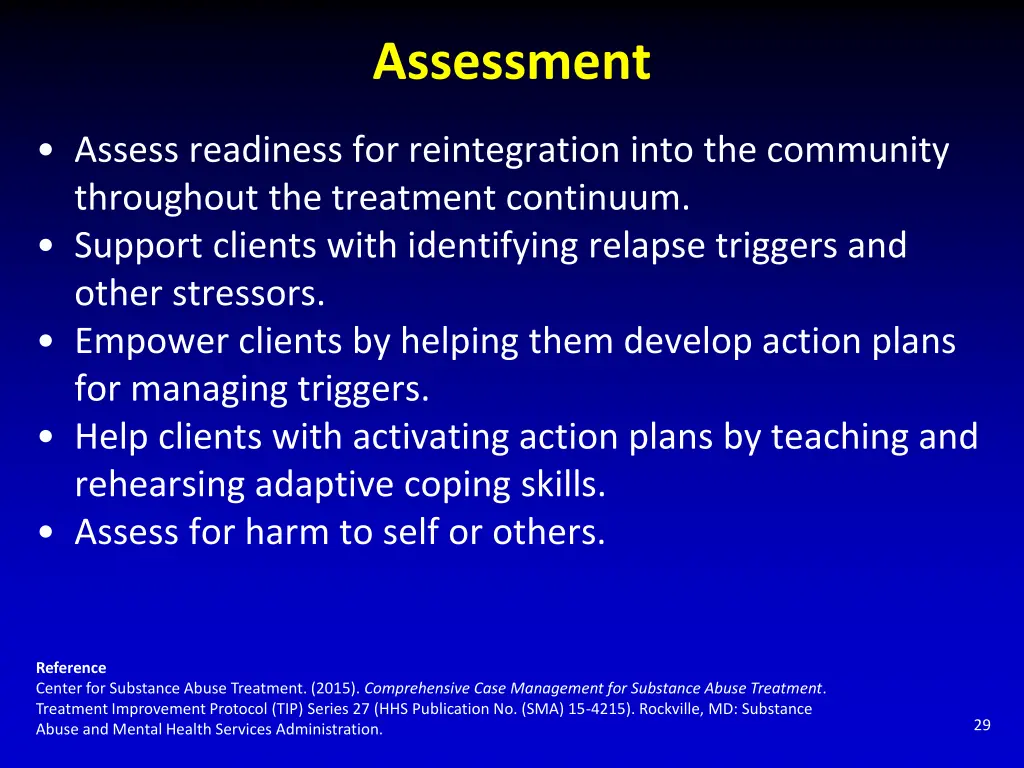 assessment
