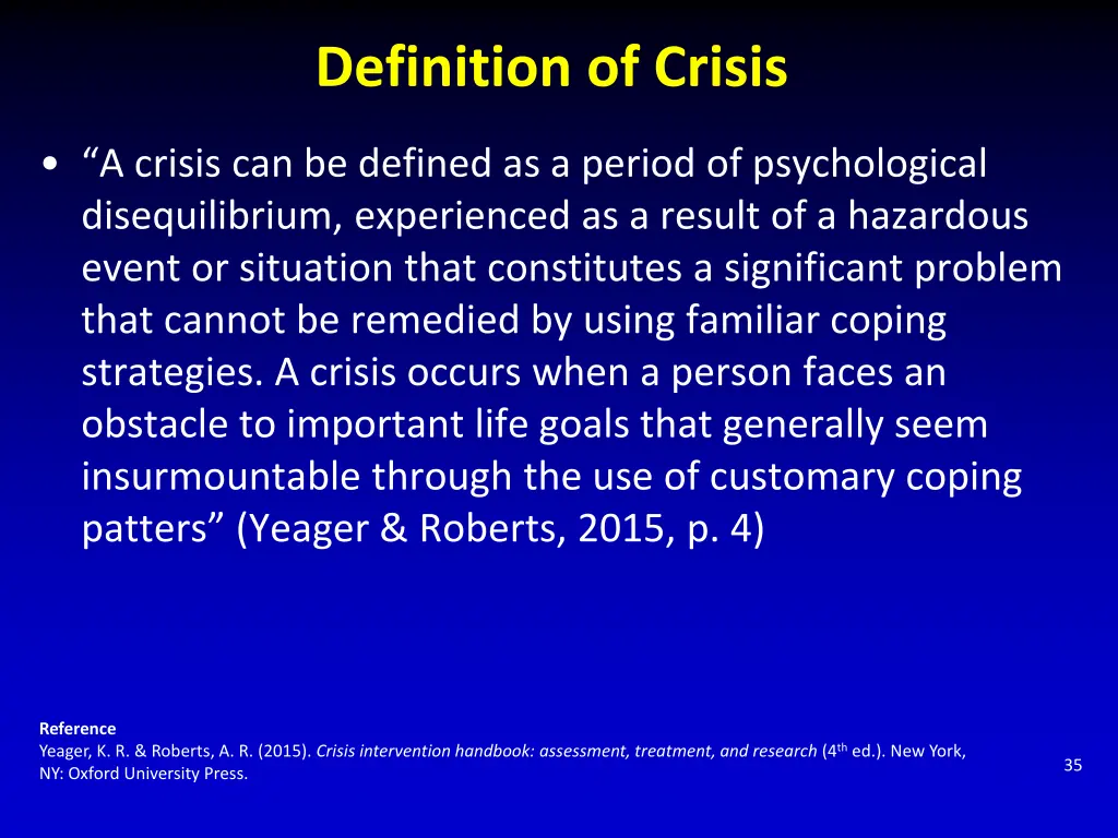 definition of crisis