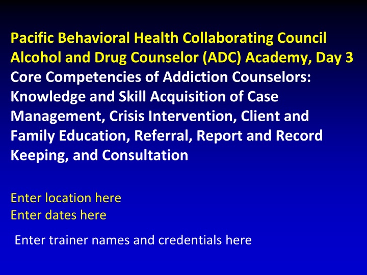 pacific behavioral health collaborating council