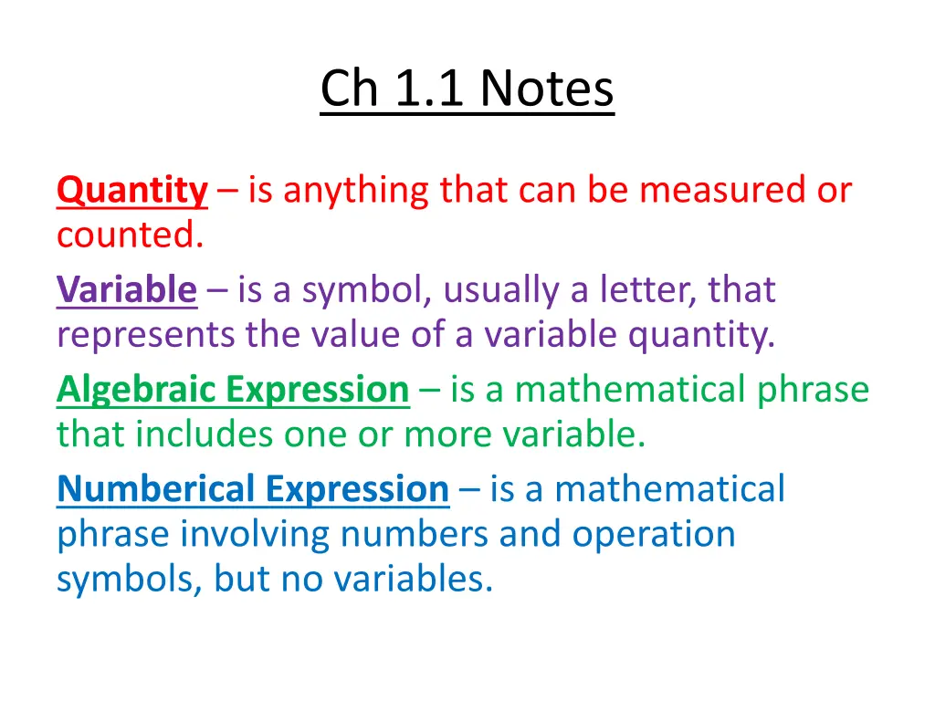 ch 1 1 notes