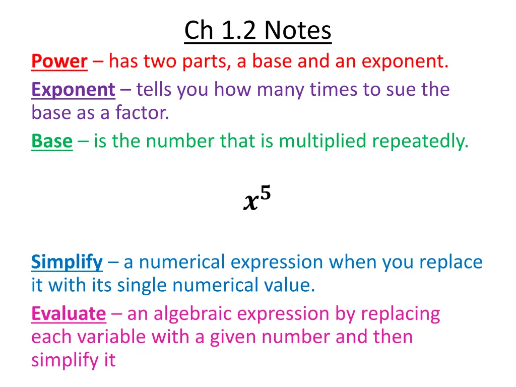 ch 1 2 notes