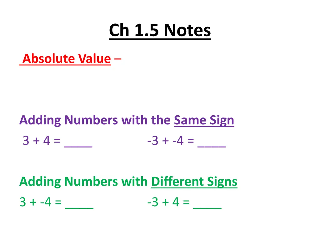 ch 1 5 notes