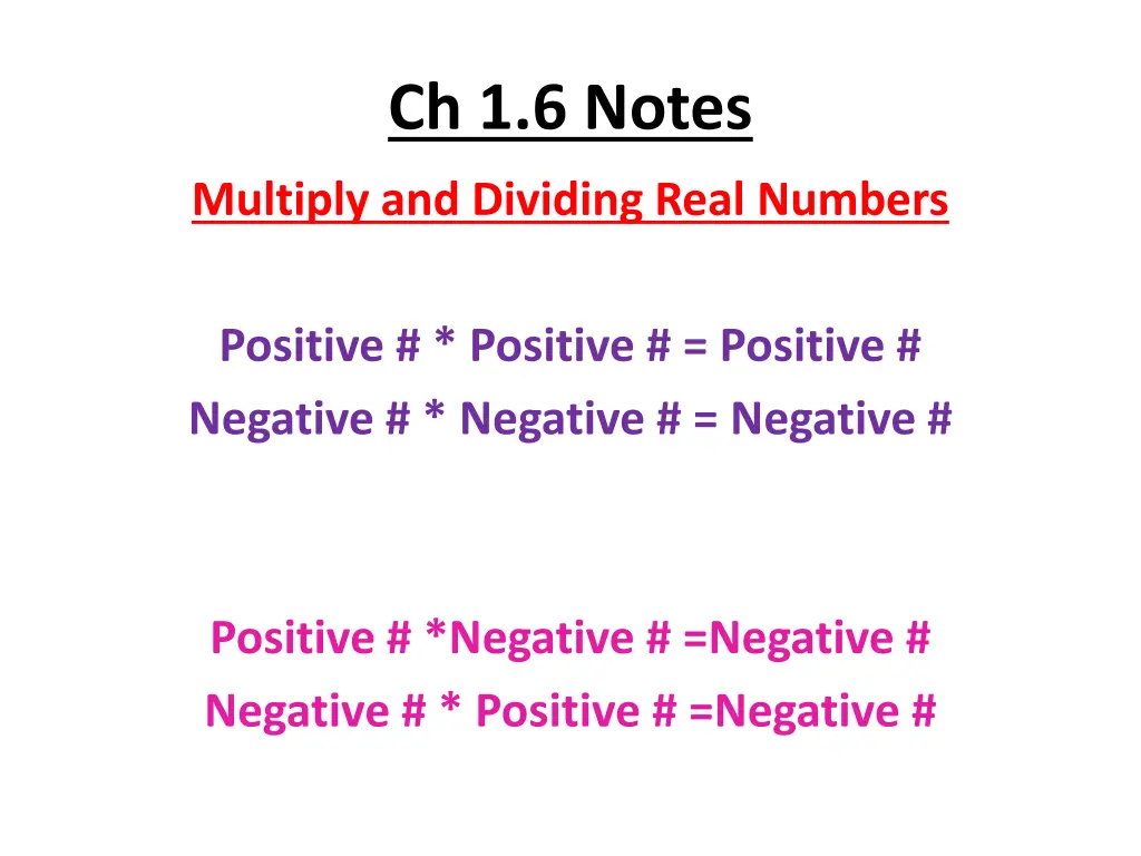 ch 1 6 notes