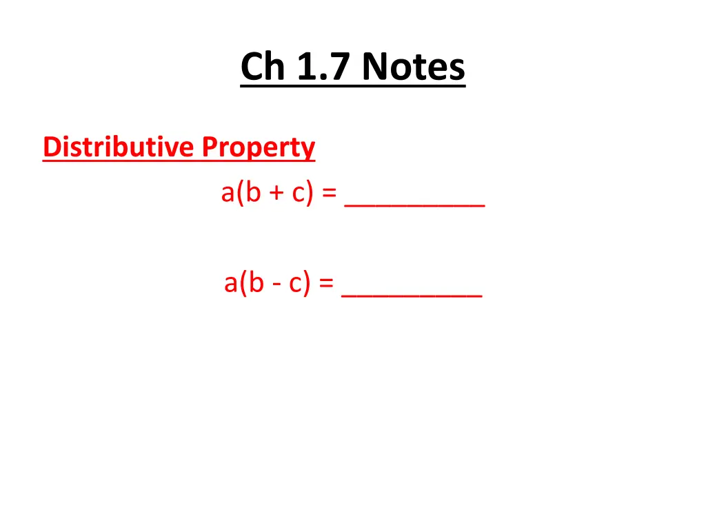 ch 1 7 notes