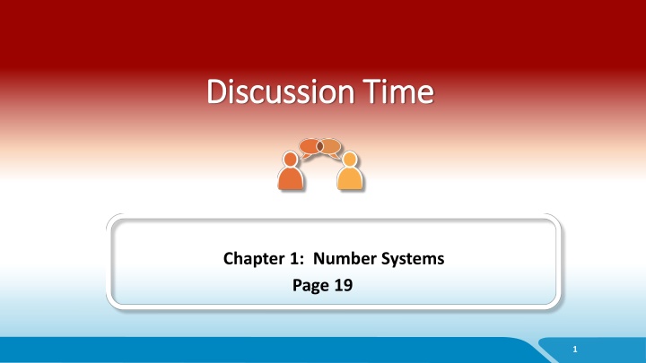 discussion time discussion time