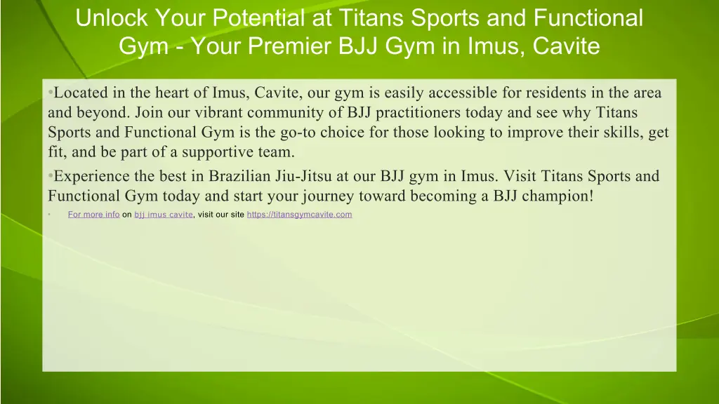 unlock your potential at titans sports 1