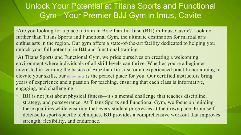 unlock your potential at titans sports