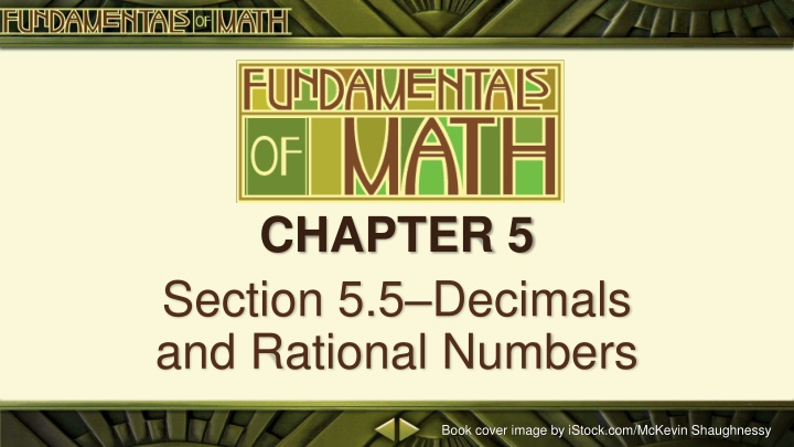 chapter 5 section 5 5 decimals and rational