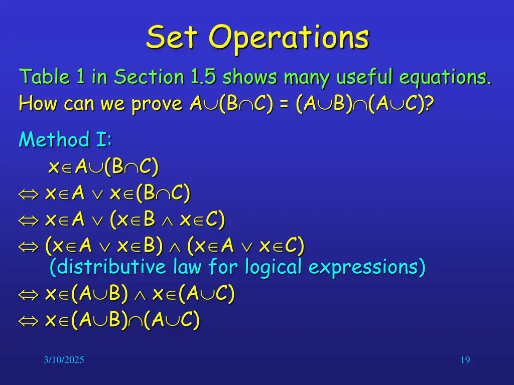 set operations 3