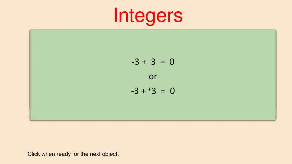 integers