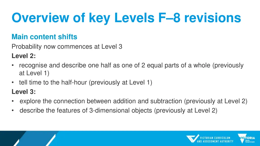 overview of key levels f 8 revisions 1