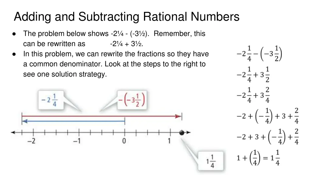 adding and subtracting rational numbers 2