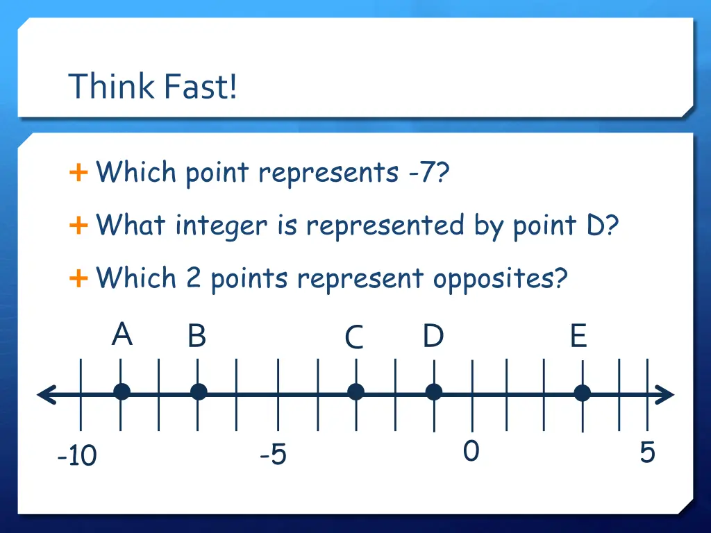 think fast