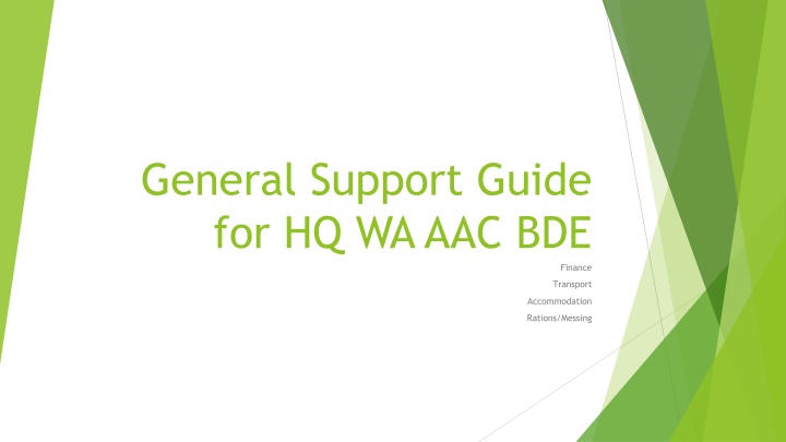 general support guide for hq wa aac bde