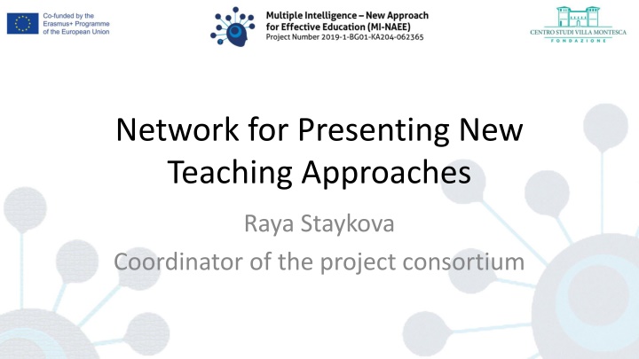 network for presenting new teaching approaches
