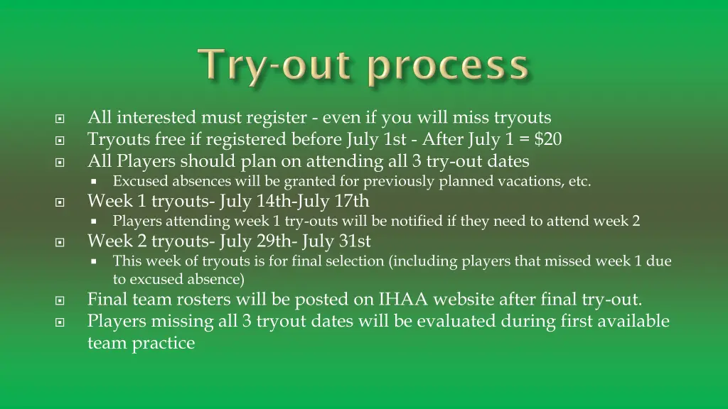 all interested must register even if you will