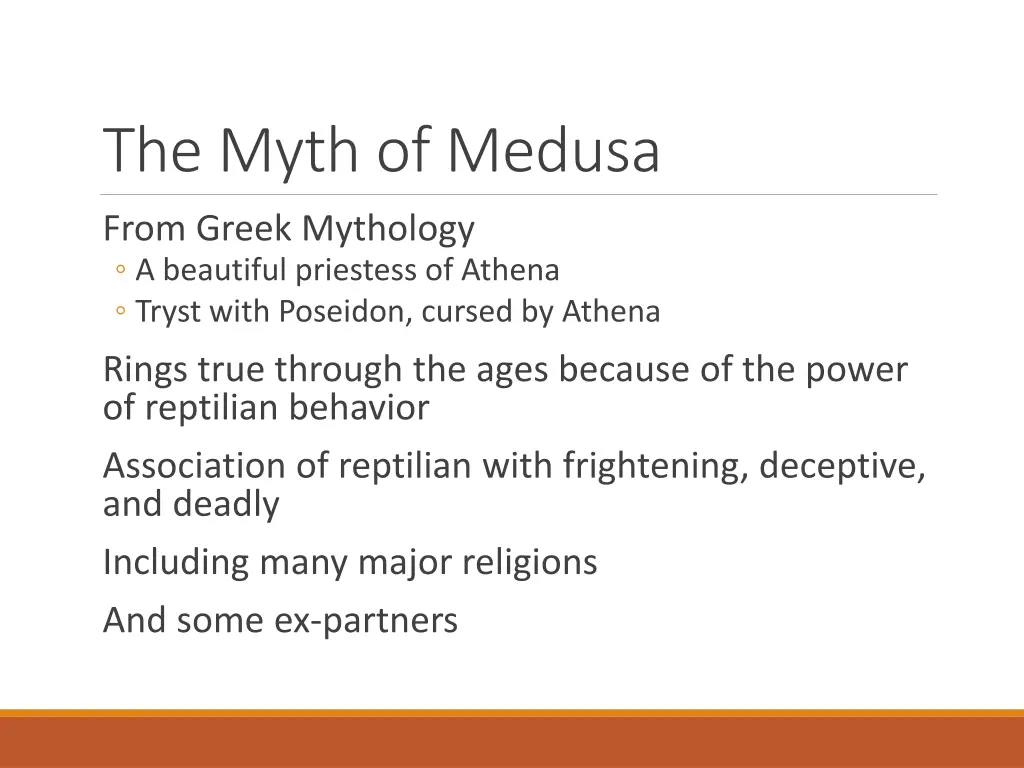 the myth of medusa