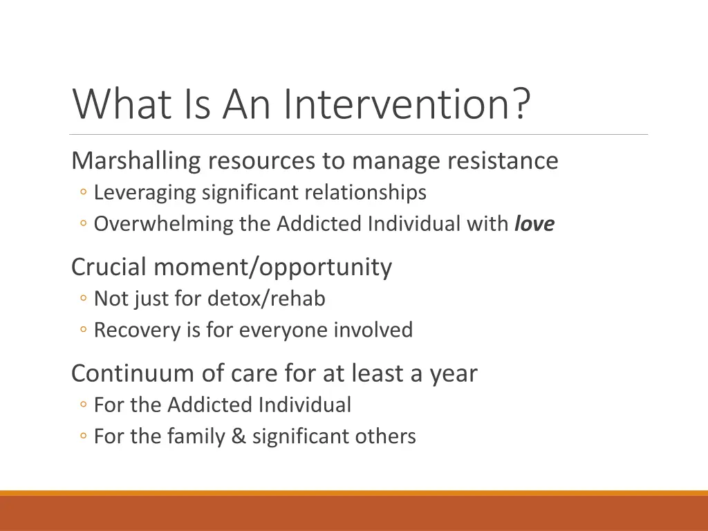 what is an intervention