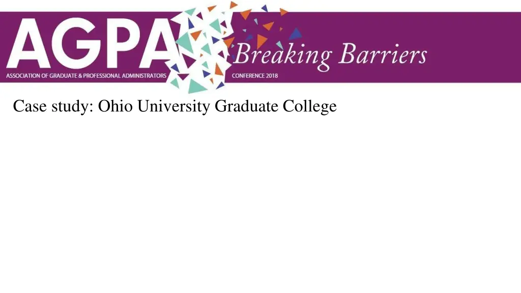 case study ohio university graduate college