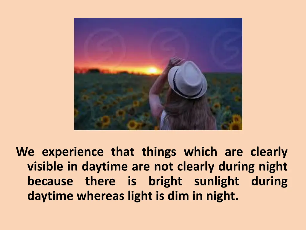 we experience that things which are clearly