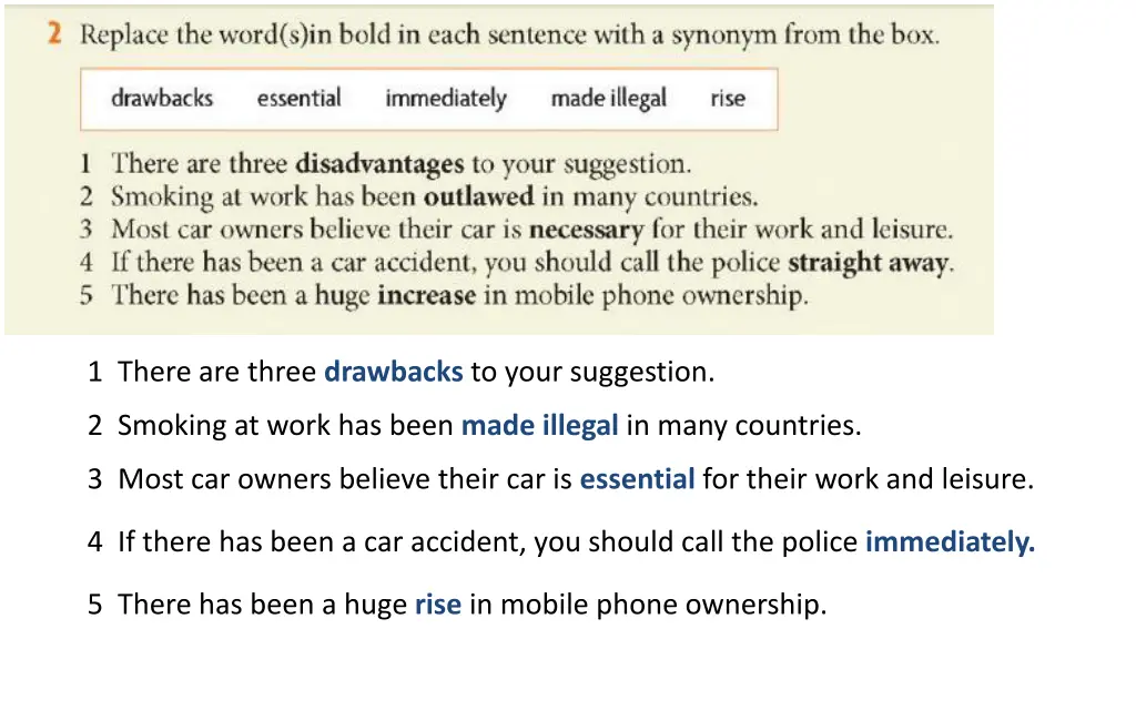 1 there are three drawbacks to your suggestion